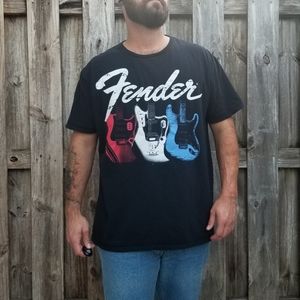 Fender Multicolor Guitar T Shirt